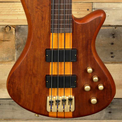 Schecter Stiletto Studio-4 FL 4-String Fretless Bass Honey Satin image 2