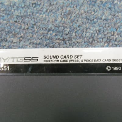 Yamaha SY/TG55 Sound Card Set Rock & Pop (as is) image 3