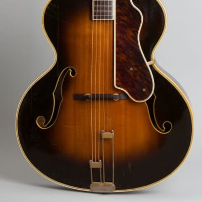 Epiphone  Emperor Arch Top Acoustic Guitar (1946), ser. #55706, grey tolex hard shell case. image 3