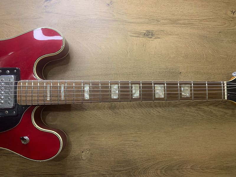 Greco EG-200 1962 - Candy apple red vintage Japanese ES-330 ES-335 with  Bigsby Blues Jazz