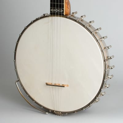 Fairbanks  Whyte Laydie # 7 5 String Banjo (1907), ser. #24019, original black hard shell case. image 3