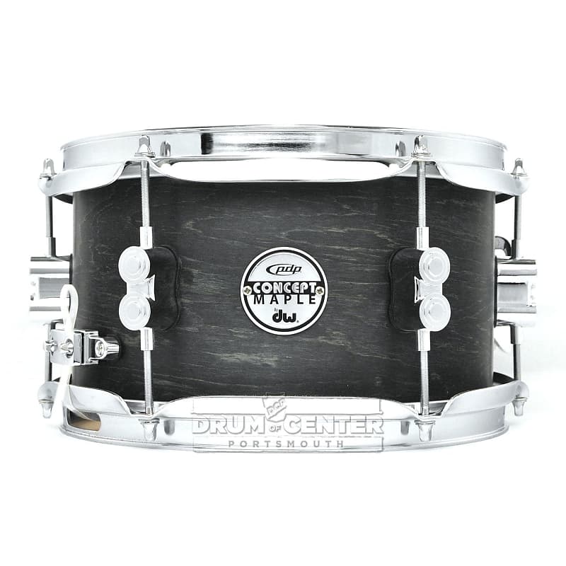 PDP 10ply Maple Snare Drum 10x6 Black Wax image 1