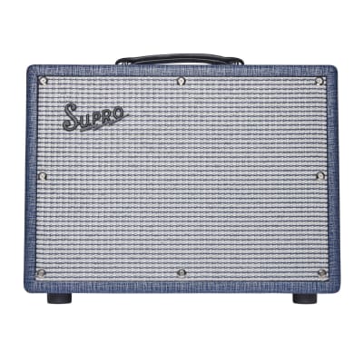 Supro 1970RK Keeley Custom 10 Tube Guitar Combo Amp  (Blue Rhino, 25-Watt 1x10-inch) for sale