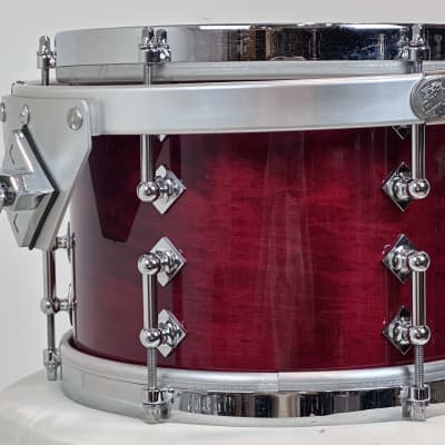 Craviotto 22/10/12/14/16/6.5x14" Solid Maple 2021 Drum Set - Red Stained Maple Gloss Lacquer image 14