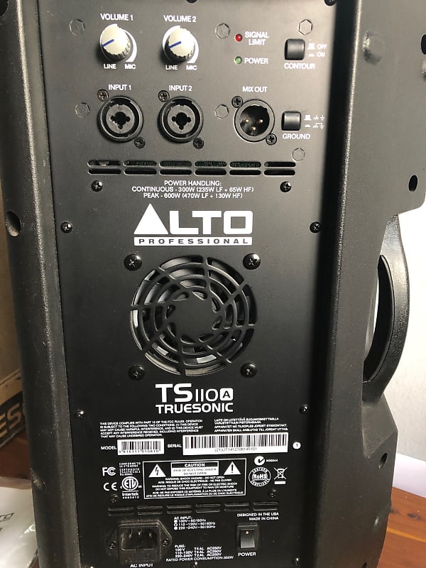 Alto fashion ts110a speaker