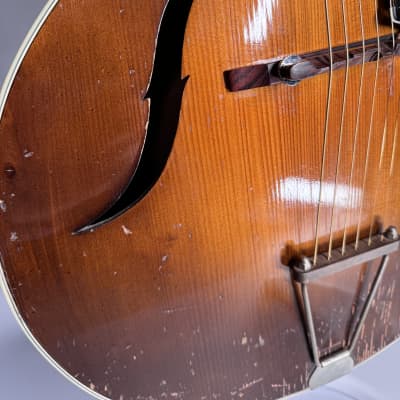 Otwin Cabinet archtop guitar 1950s image 6