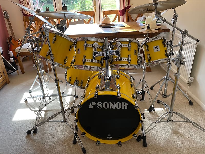 Sonor Designer 8 piece complete drum kit Reverb