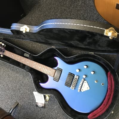 Ibanez Musician MC-100 custom 1977 Metallic custom nascar blue / purple expensive paint made in Japan in very good- excellent condition with hard case image 5