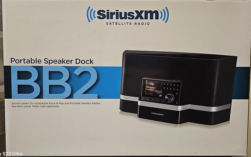 Sirius 2024 XM Radio Portable Speaker Dock BB2