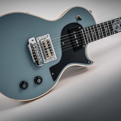 Mithans Guitars Detroit (Vintage Blue) boutique electric guitar image 4