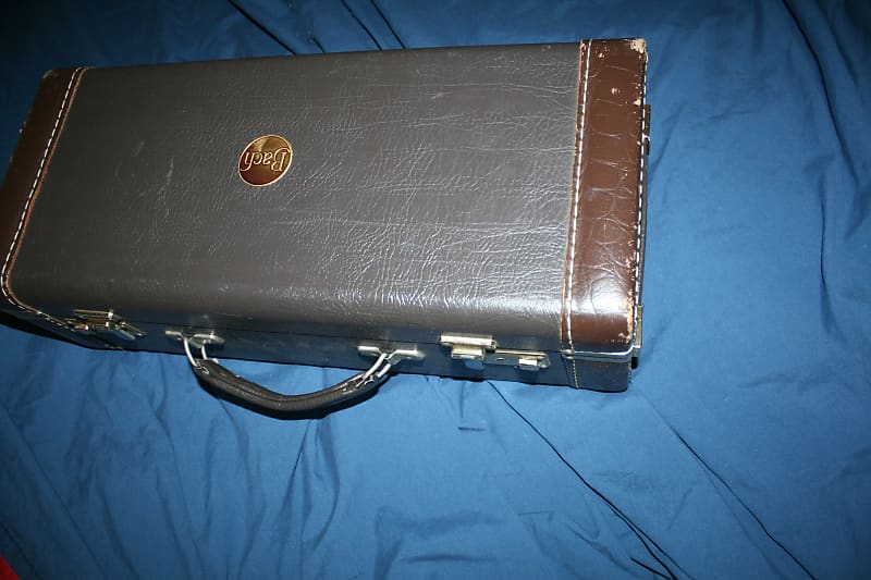 Bach Stradivarius double trumpet case 2000 brown | Reverb