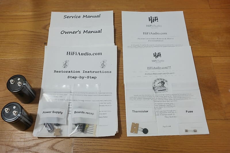 McIntosh MC50 restoration kit filter capacitor repair rebuild fix  			