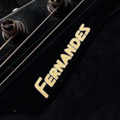 Fernandes FRB-55 Revolver Bass Black 1987 image 15