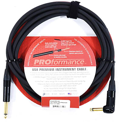 Mint PROformance - USA Premium RA - 18' Instrument Cable image 1