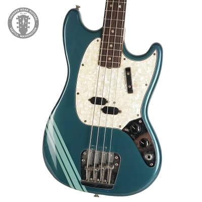 1970 Fender Competition Mustang Bass Competition Blue | Reverb