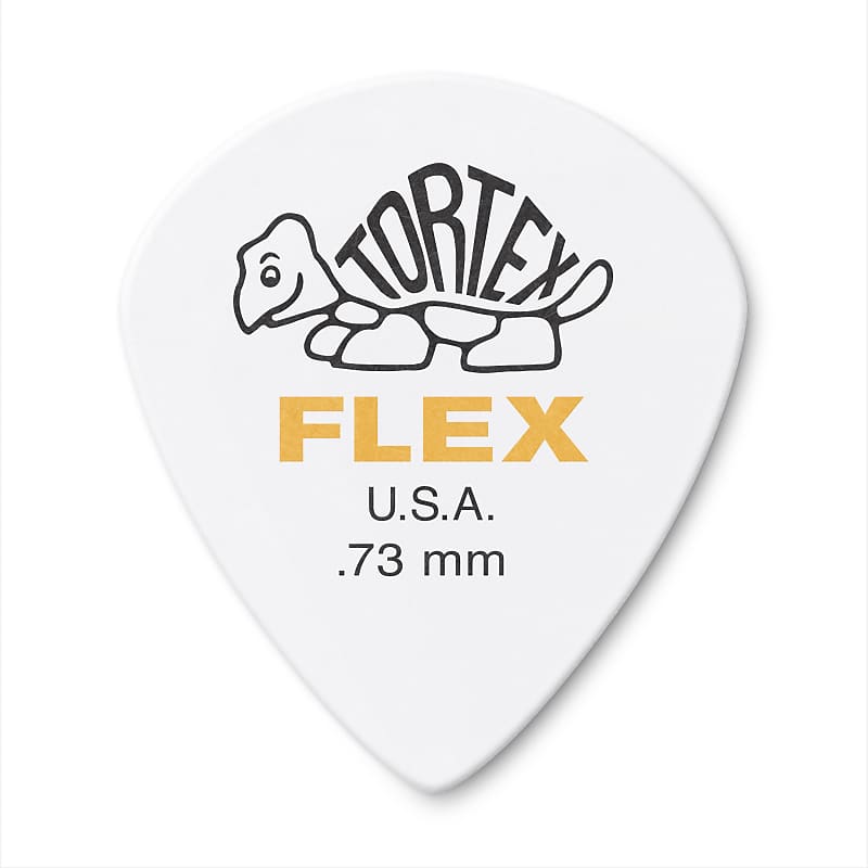 Dunlop 468R073 Tortex Flex Jazz III .73mm Guitar Picks (72-Pack) image 1