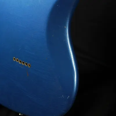 Rock N Roll Relics Jazz Bastard LAKE PLACID BLUE, Distressed finish. Used w/ HSC image 12