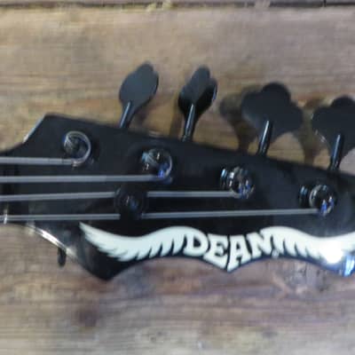 Dean Hillsboro USA Custom Shop Active Electric Bass w/ Original Case & Detuner Rare Silverburst image 2
