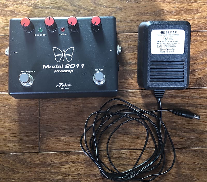 ベース fodera preamp model 2011 Fodera Model 2011 preamp w/ original power supply | Reverb