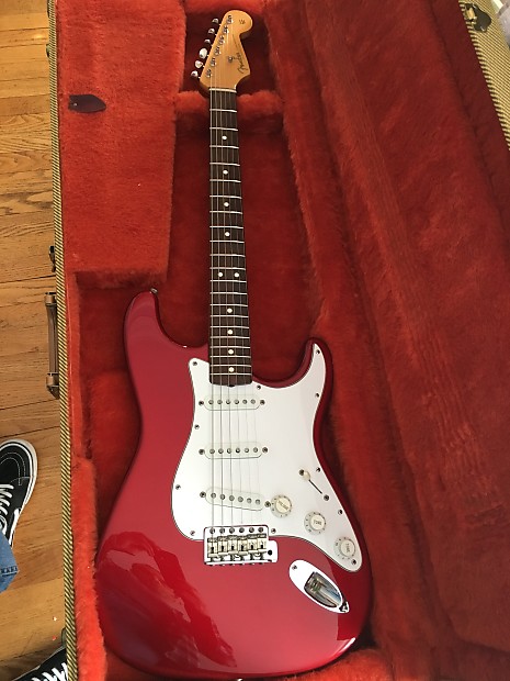 Fender '62 Reissue Stratocaster  CAR 1989 Candy Apple Red image 1