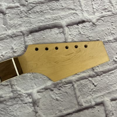 Design your Own Headstock 22 Fret with Bound Rosewood Fretboard Guitar Neck w/ Top Nut image 2
