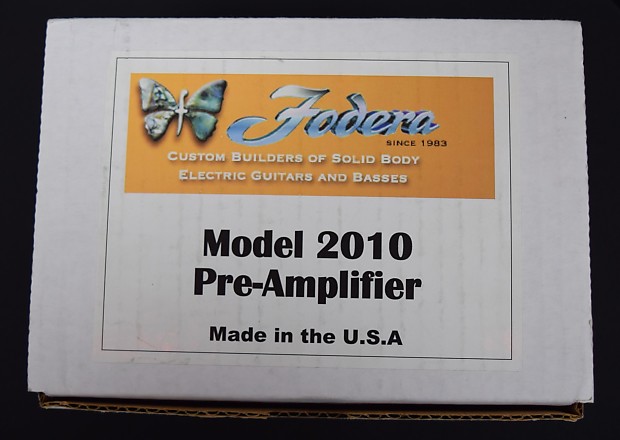 Fodera Preamp Model 2010 | Reverb