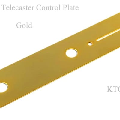 Kluson Telecaster Control Plate. USA Specs Gold.