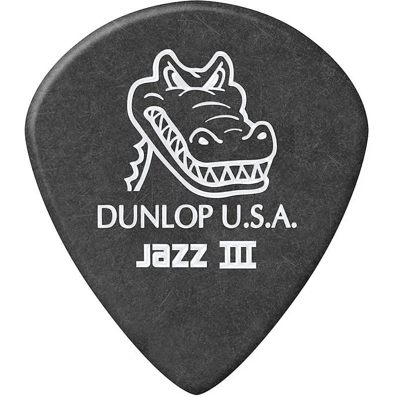 Dunlop 571R140 Gator Grip Jazz III 1.4mm Guitar Picks (36-Pack) image 1