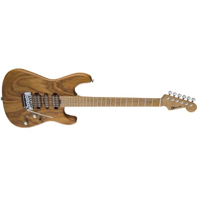 Charvel Guthrie Govan USA Signature HSH Guitar, Roasted Flame Maple Fingerboard, Caramelized Ash image 6