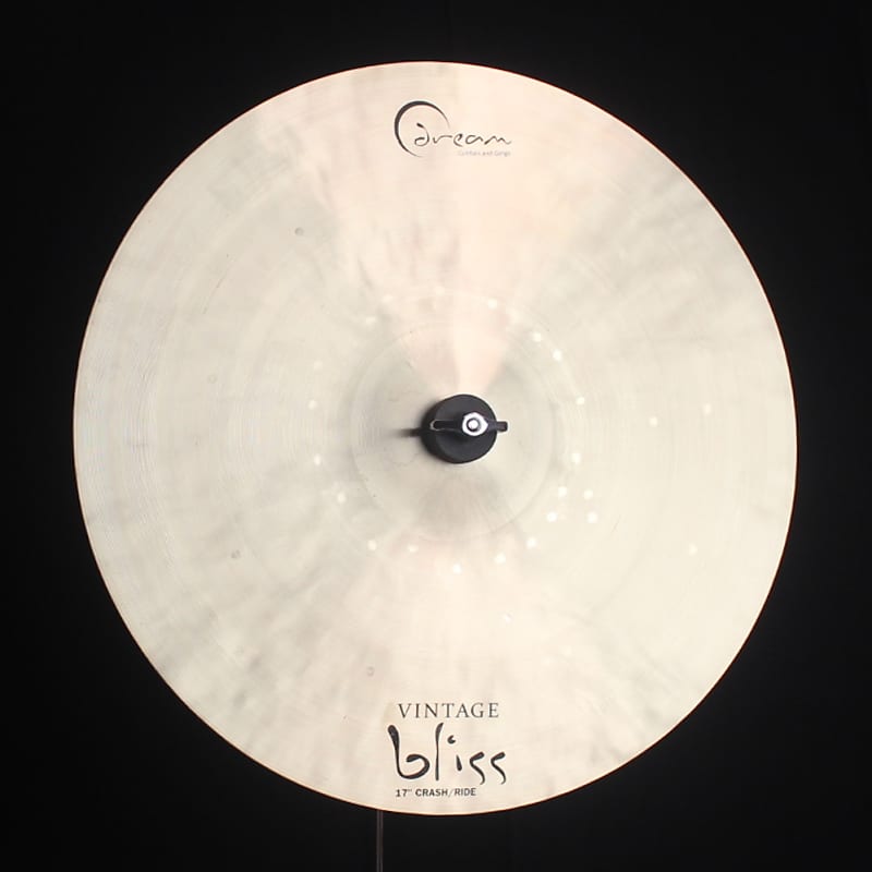 Dream 17" Vintage Bliss Crash Ride 1083g (video demo) Reverb