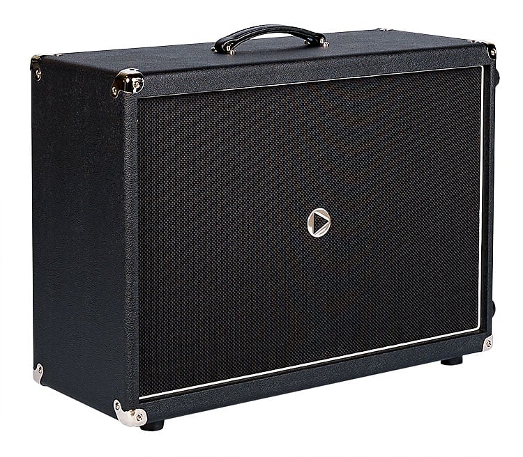 VBoutique USA Vumble 2 x 12 Unloaded Ext. Cabinet "D Style" Rough Blk/Silver/white only image 1