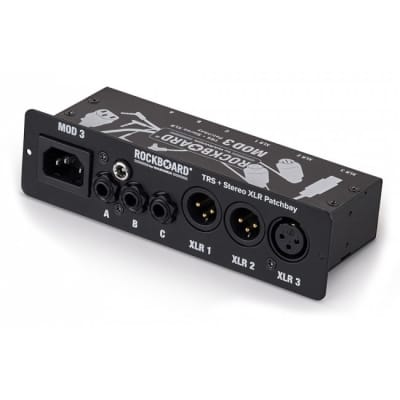 ROCKBOARD MOD 3 V2 All-in-One TRS & XLR Patchbay für Vocalists und Acoustic Players for sale