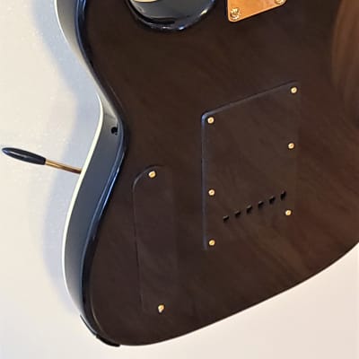 Custom Designed & Crafted Strat Style Serial #038 2023 w/Tortoise Shell Celluloid Covering image 7