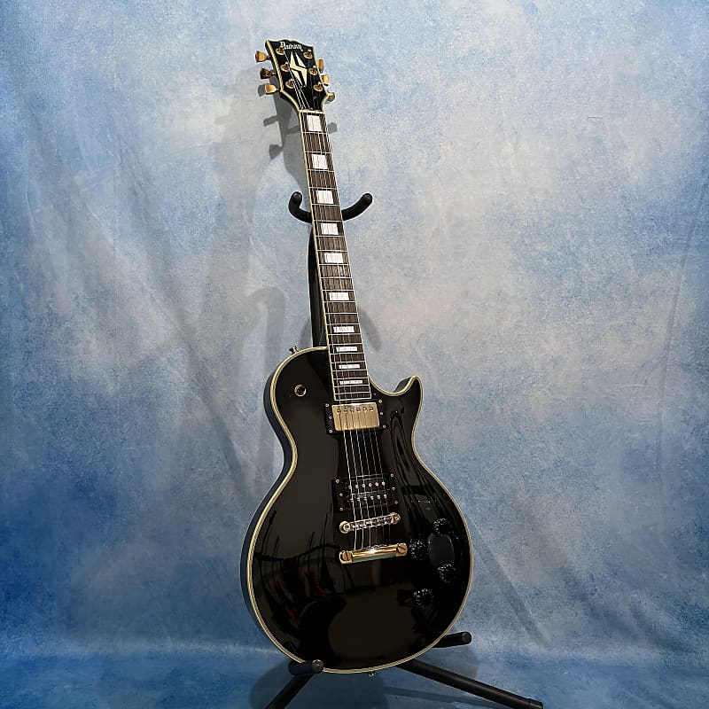 Burny Fernandes RLC 60 1990s Black Les Paul Custom Made in