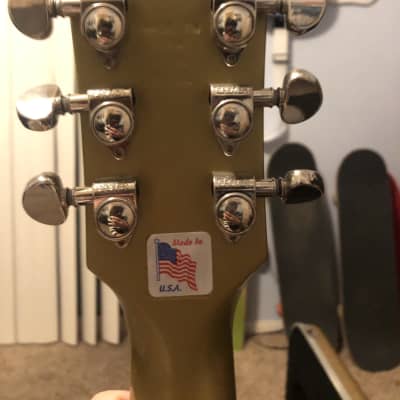 Gibson Les Paul Junior gold sparkle refinish image 3