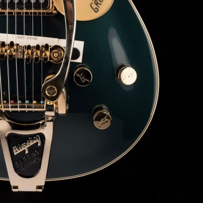 Gretsch G6128T-57 Vintage Select ’57 Duo Jet With Bigsby TV Jones Cadillac Green image 9