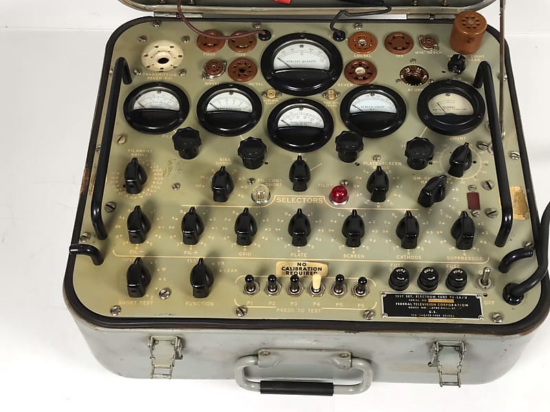 Vintage TV-2A/U Military Tube Tester