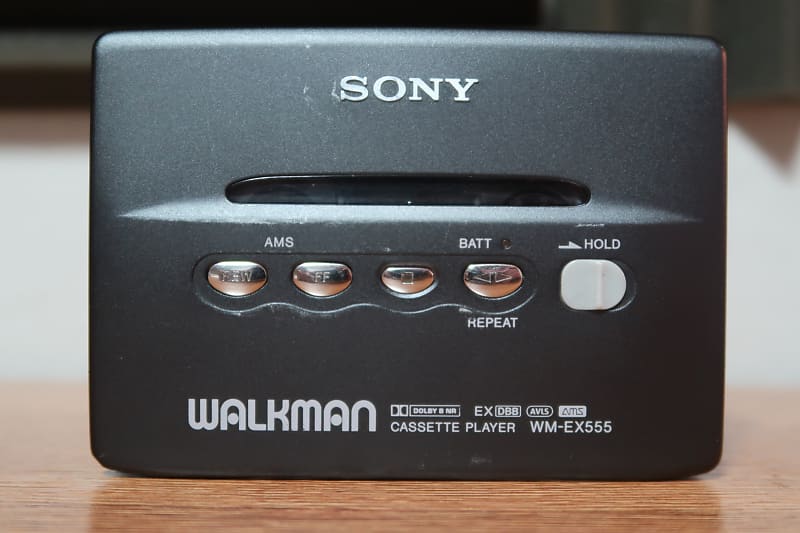 Sony WM-EX555 Walkman + Battery Holder | Reverb