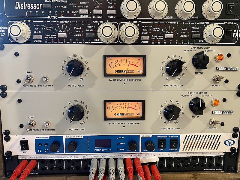 Klark Teknik KT-2A Tube Leveling Amplifier Stereo Pair | Reverb