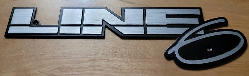 Line 6 Classic Logo - Metal | Reverb