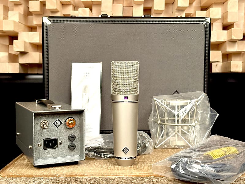 Neumann U 67 Set Large Diaphragm Multipattern Tube Condenser Microphone. U67. New Open Box. image 1