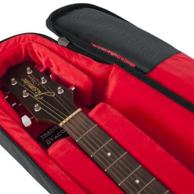 Gator GTACOUSTICBLK Transit Series Acoustic Guitar Gig Bag Black image 13