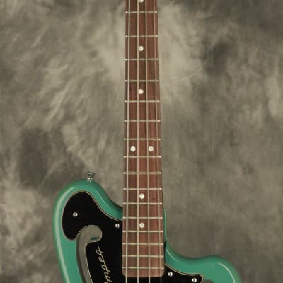 RARE 1960's Ampeg AEB-1 Scroll Bass original BLUE + BLACK!!! image 4