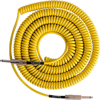 Lava Cable Retro Coil 20 Foot Instrument Cable Straight to Straight Yellow (LCRCY) 2020