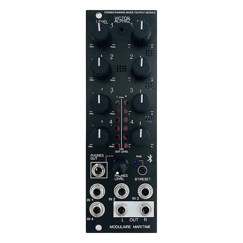 Modulaire Maritime Victor Alpha 2 Eurorack Stereo Mixer Reverb