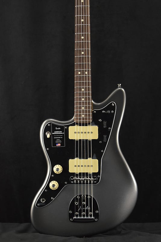Fender American Professional II Jazzmaster Left-Hand Mercury Rosewood Fingerboard image 1