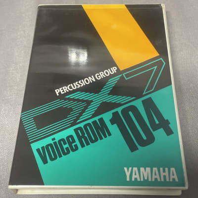 Yamaha vrc-104 percussion group DX7 Data voice ROM 104 cartridge dx1 dx5
