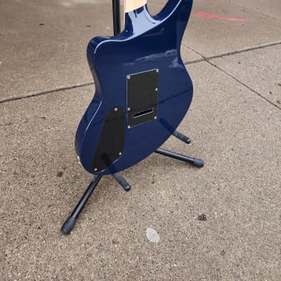 D'Angelico Premier Series Bedford Semi Hollow with Tremolo 2021 - Navy Blue image 8