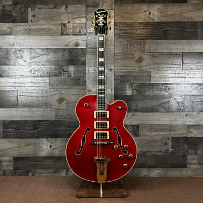Epiphone Broadway Elitist Archtop Electric Guitar Red W/OHSC image 2