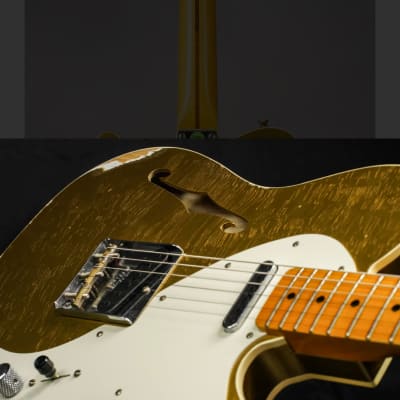 Fender Limited Thinline Loaded Nocaster Relic 2019 - Aged Gold image 7